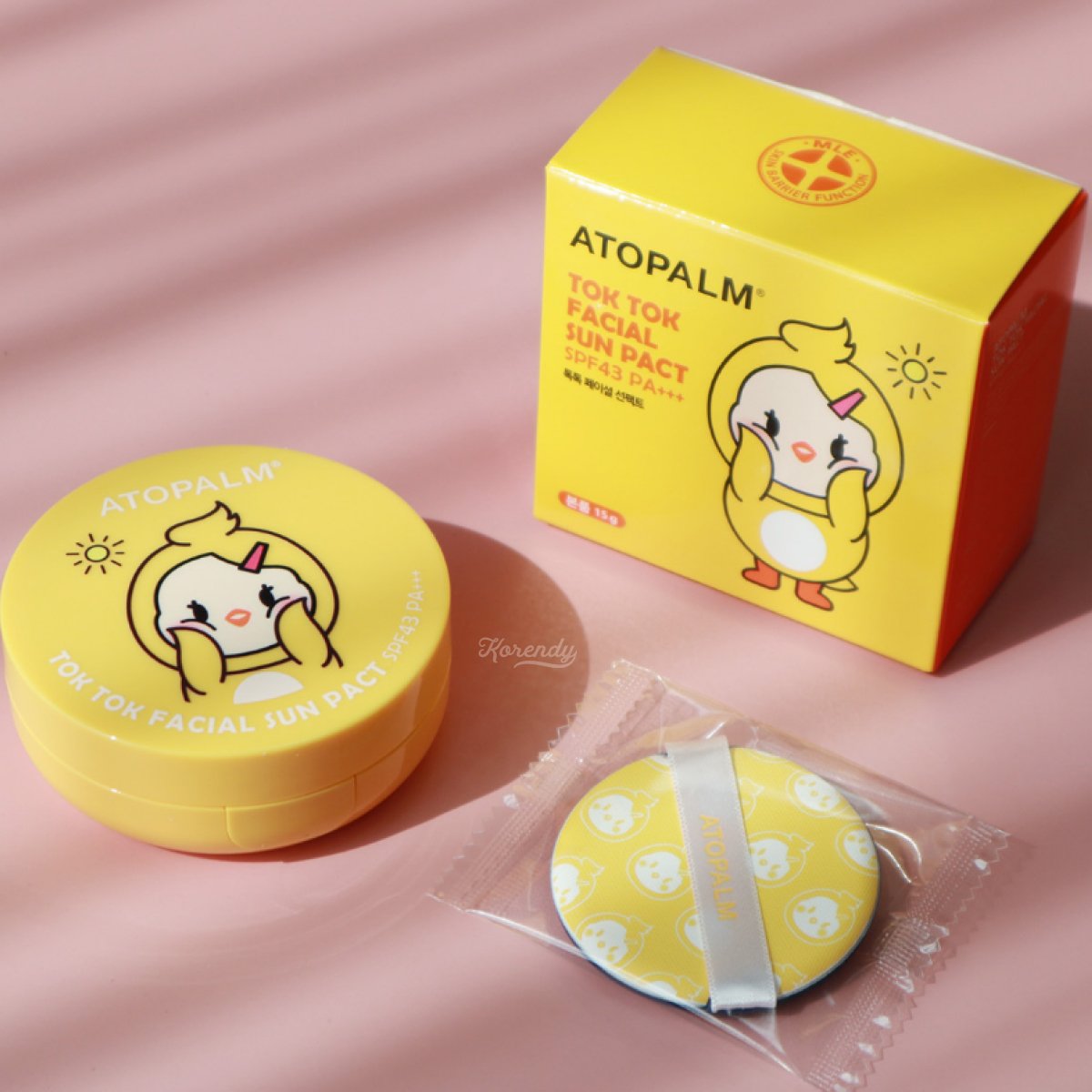 ATOPALM - TOK TOK Facial Sun Pact SPF43 PA+++ 15g