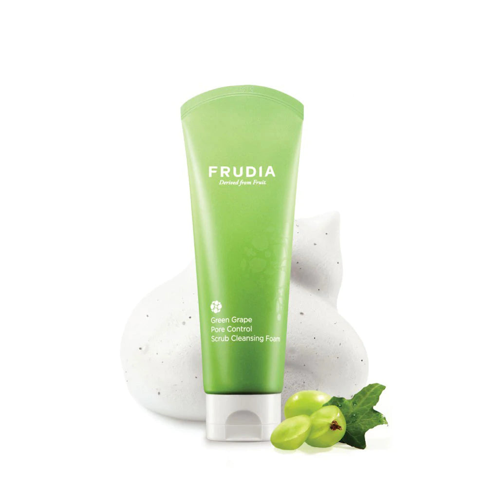 Frudia - Green Grape Pore Control Scrub Cleansing Foam 145ml