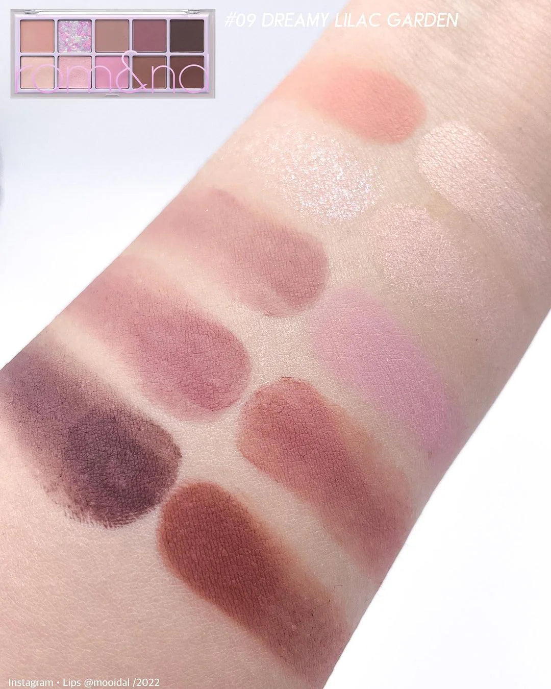 rom&nd - Better Than Palette 09.DREAMY LILAC GARDEN