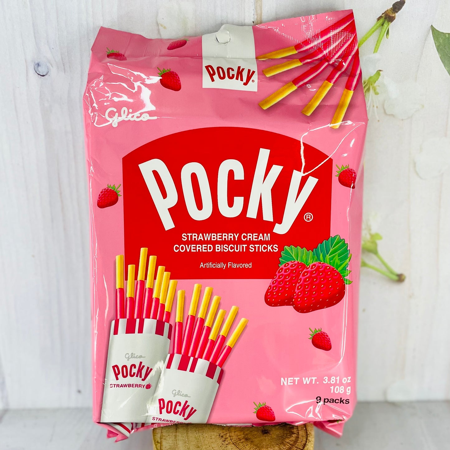 Pocky fresa (pack)