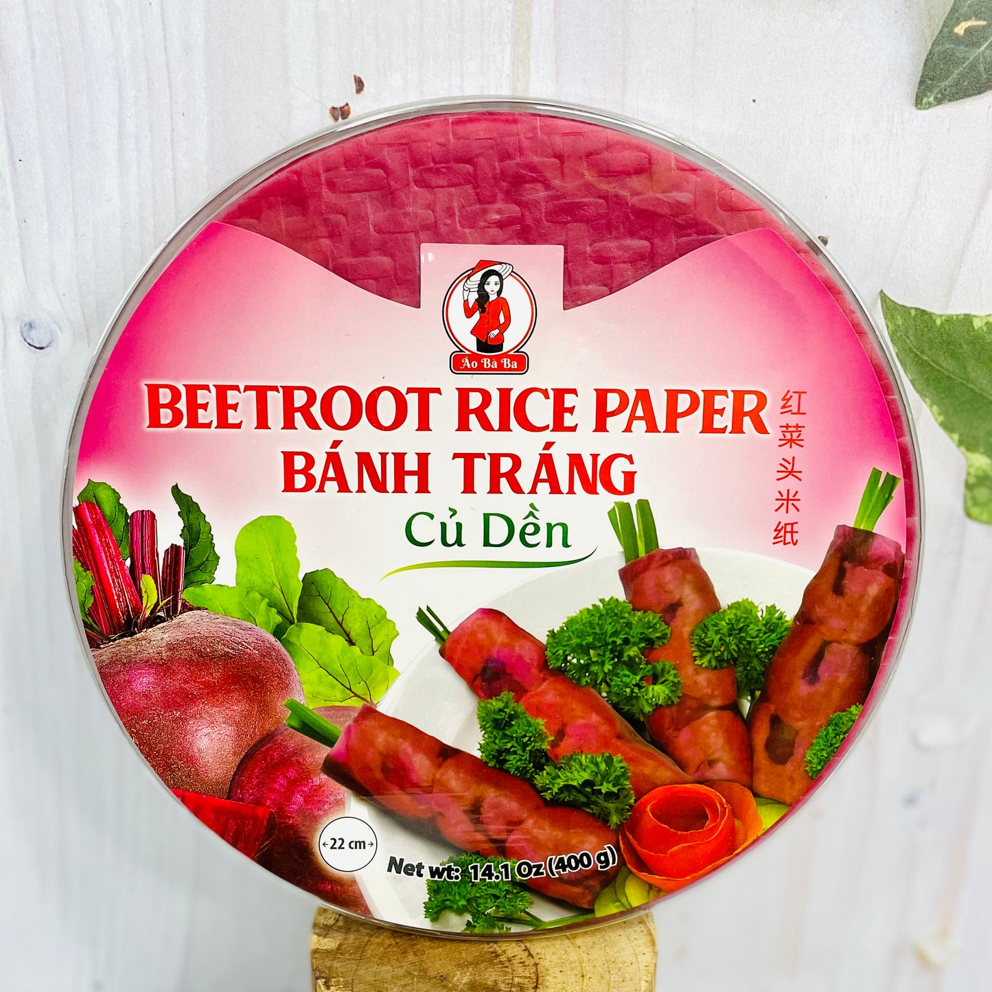 Beetroot Rice Paper