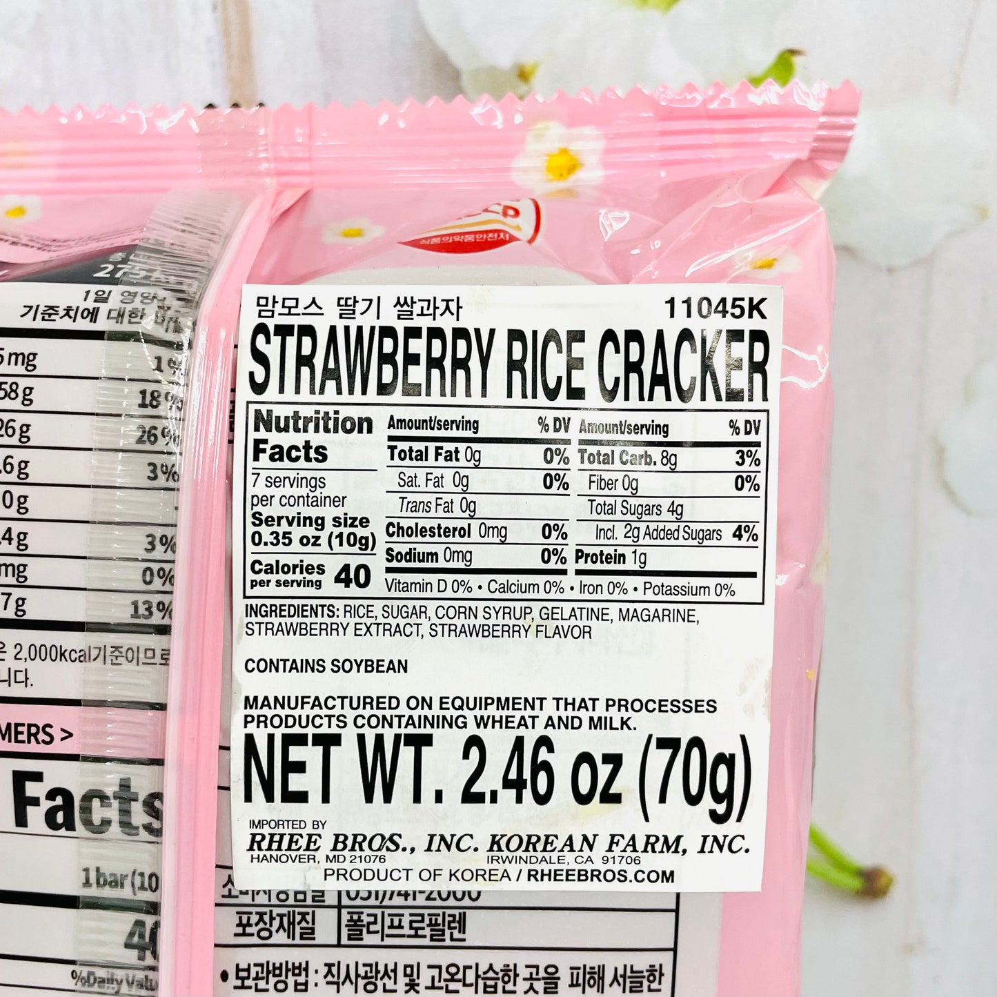 Rice Crackers Strawberry