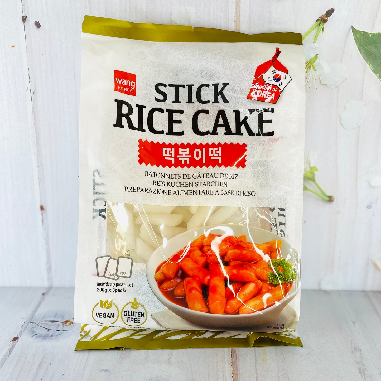 Stick rice cake (sin salsa)