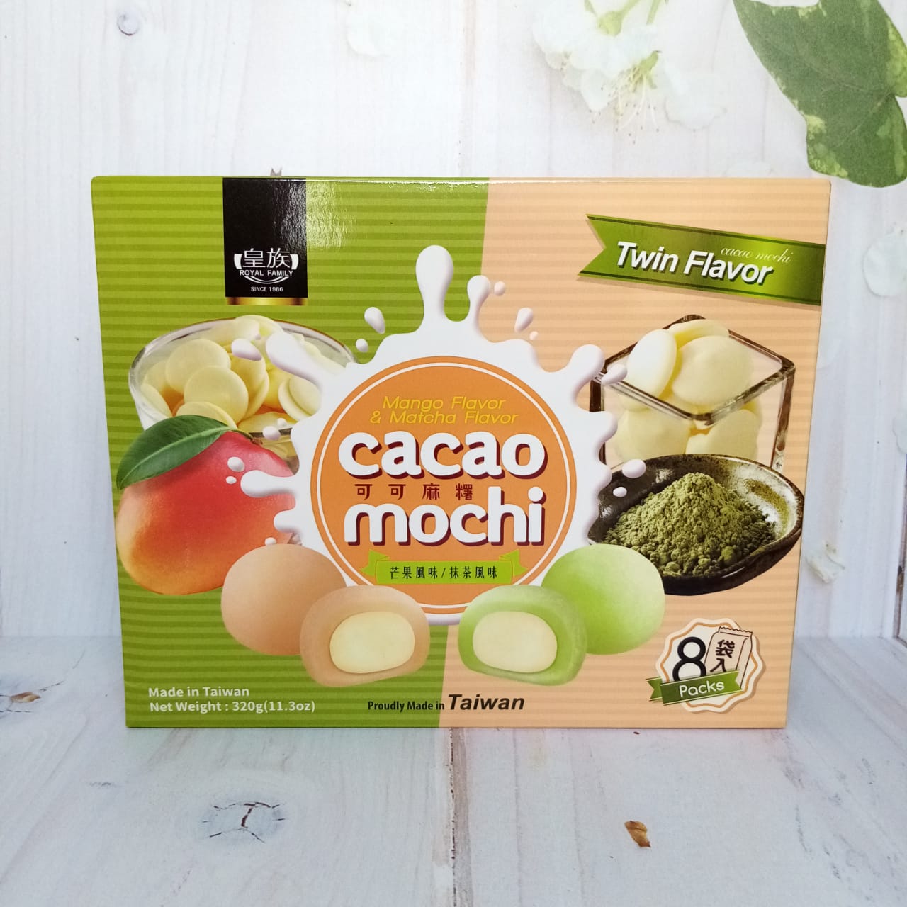 Mochi de Cocoa - Mango y Matcha