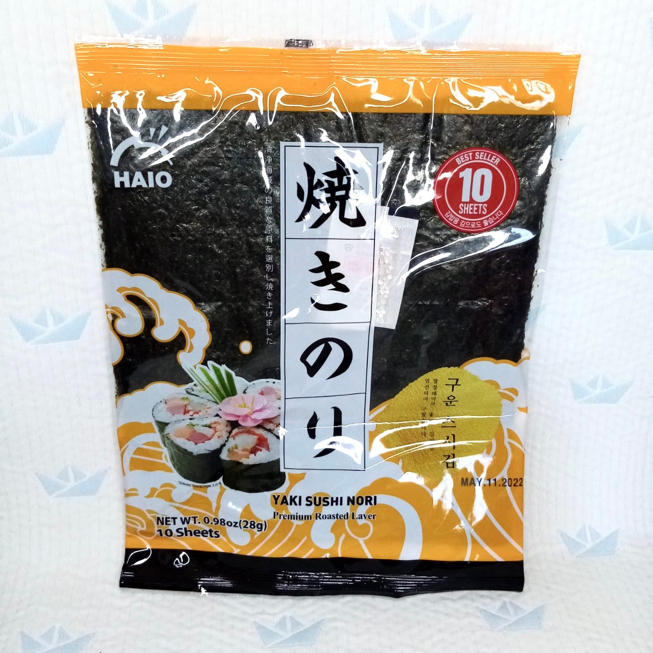 Yaki Sushi Nori 10 Sheets Alga Asias Lovers