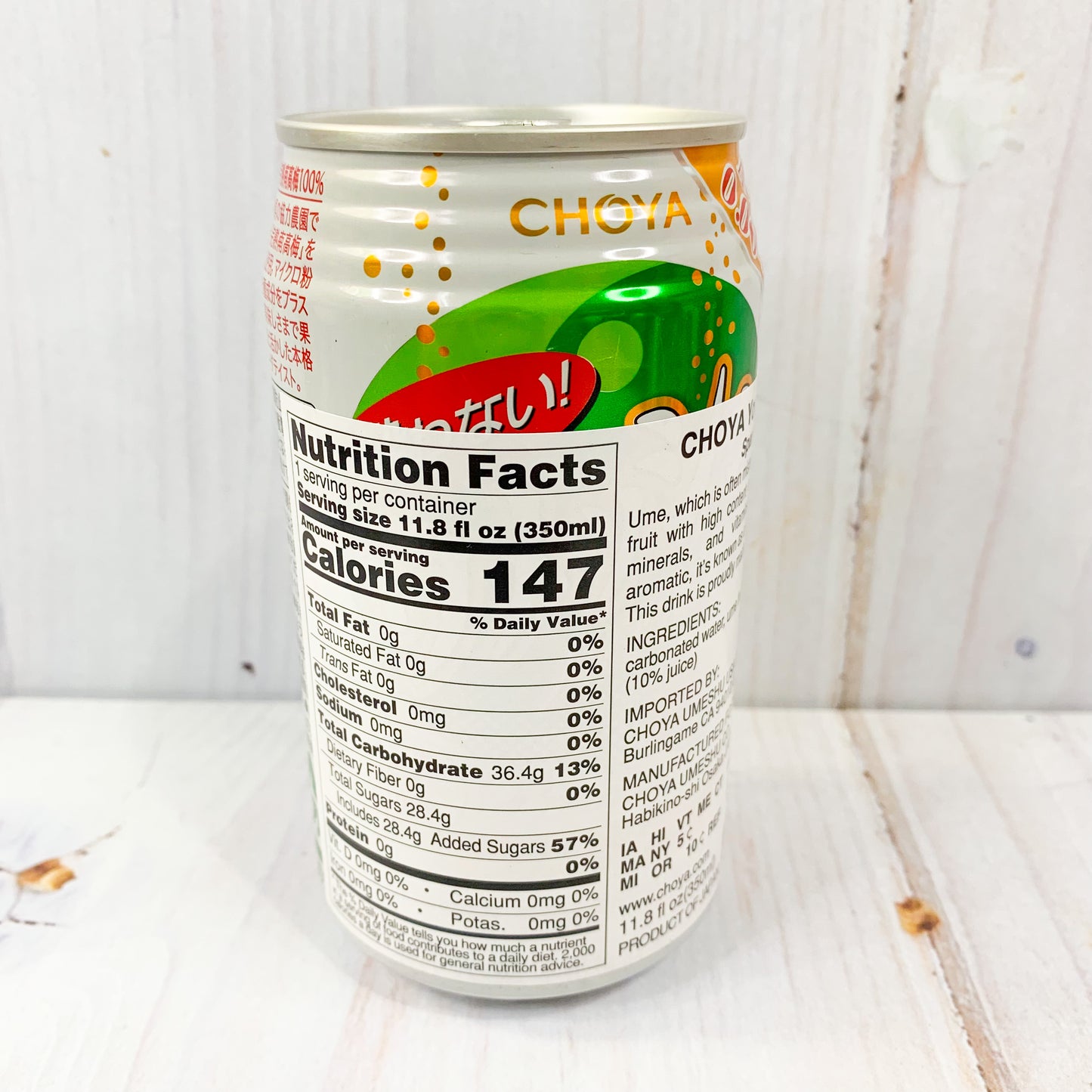 Choya - Sparkling Peach Flavor