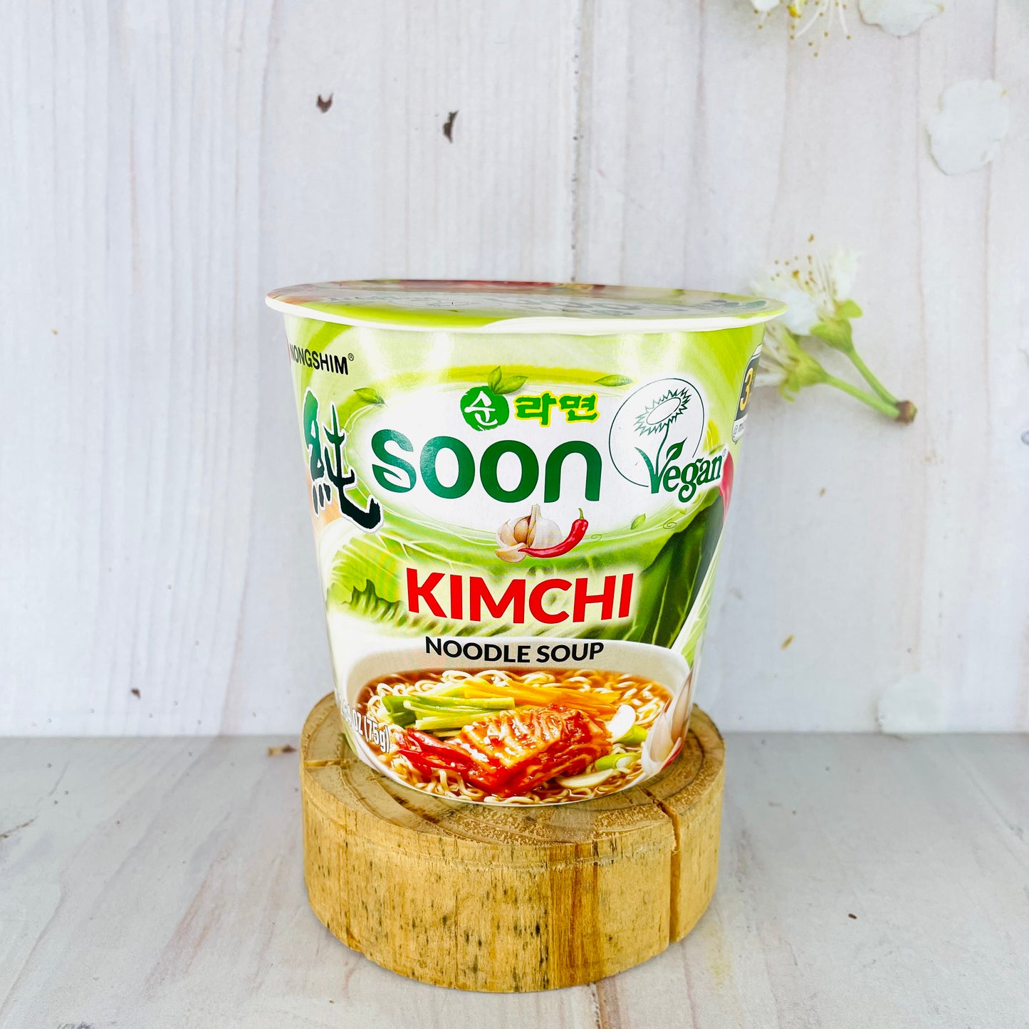 Soon kimchi noodle soup cup (picante)