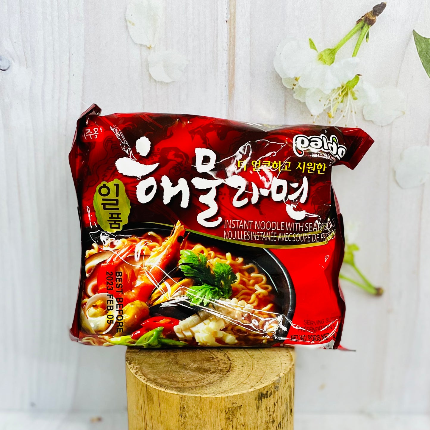 Seafood flavored ramen (picante)