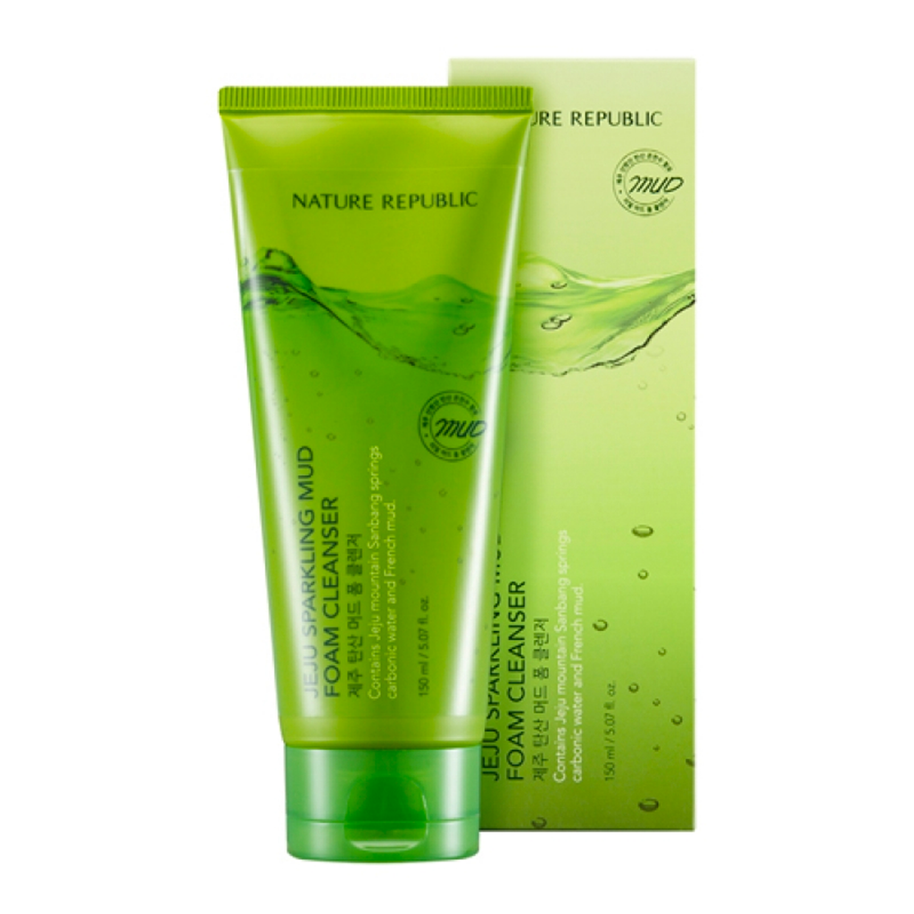 Nature Republic- Jeju Sparkling Mud Foam Cleanser 150ml