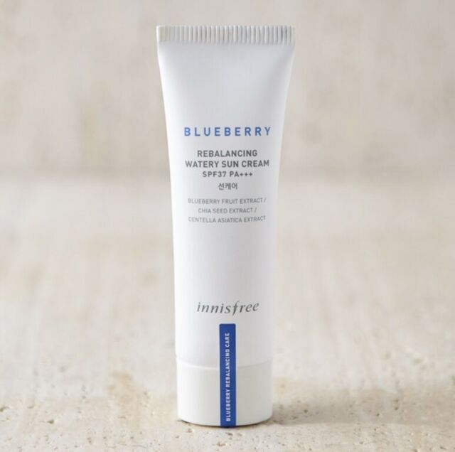 Innisfree - Blueberry Rebalancing Watery Sun Cream 40mL